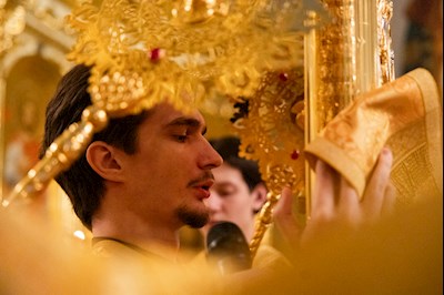 Митрополит Игнатий совершил всенощное бдение в Покровском соборе г. Саратова