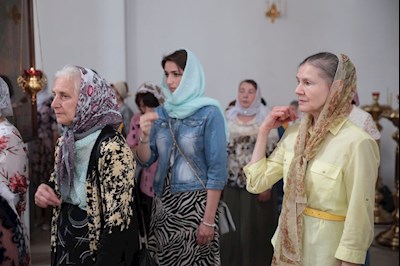 Всенощное бдение в Петропавловском храме г. Саратова