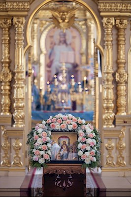 Митрополит Игнатий совершил Божественную литургию в храме в честь Казанской иконы Божией Матери г.Саратова