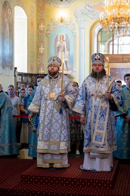 Завершилось трехдневное пребывание в Саратове чудотворной Казанской иконы Божией Матери