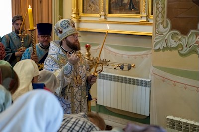 Завершилось трехдневное пребывание в Саратове чудотворной Казанской иконы Божией Матери