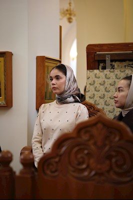 Литургия Преждеосвященных Даров в Свято-Алексиевском женском монастыре г. Саратова