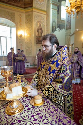 Митрополит Игнатий совершил Божественную литургию в Покровском соборе г. Саратова