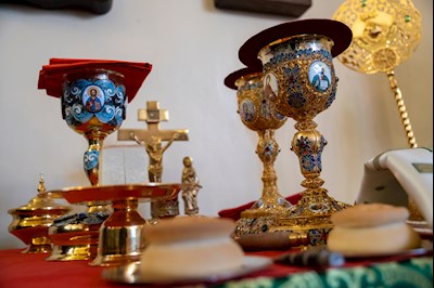 Митрополит Игнатий совершил Божественную литургию в Серафимовском храме г. Саратова
