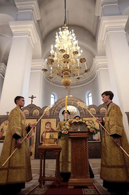 Всенощное бдение в Петропавловском храме г. Саратова