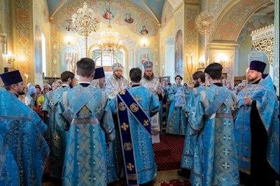 Завершилось трехдневное пребывание в Саратове чудотворной Казанской иконы Божией Матери