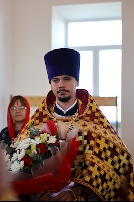 Божественная литургия в храме новомучеников и исповедников Саратовских г. Саратова