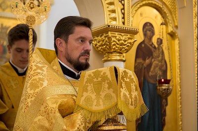 Митрополит Игнатий совершил Божественную литургию в университетском храме святых равноапостольных Мефодия и Кирилла