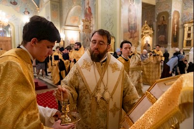 Митрополит Игнатий совершил всенощное бдение в Покровском соборе г. Саратова