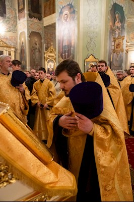 Митрополит Игнатий совершил всенощное бдение в Покровском соборе г. Саратова