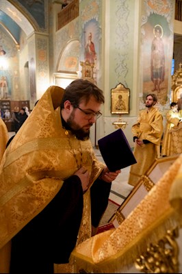 Митрополит Игнатий совершил всенощное бдение в Покровском соборе г. Саратова