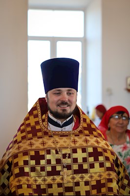 Божественная литургия в храме новомучеников и исповедников Саратовских г. Саратова