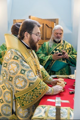 Митрополит Игнатий совершил Божественную литургию в Духосошественском соборе г. Саратова
