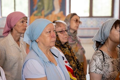Митрополит Игнатий совершил Божественную литургию в Свято-Никольском мужском монастыре г. Саратова