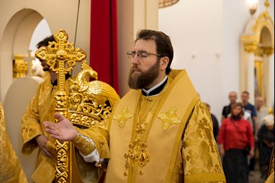 Митрополит Игнатий совершил Божественную литургию в университетском храме святых равноапостольных Мефодия и Кирилла