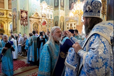 Завершилось трехдневное пребывание в Саратове чудотворной Казанской иконы Божией Матери