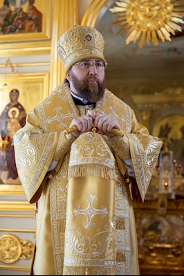 Митрополит Игнатий совершил Божественную литургию в храме апостола и евангелиста Иоанна Богослова при СПДС