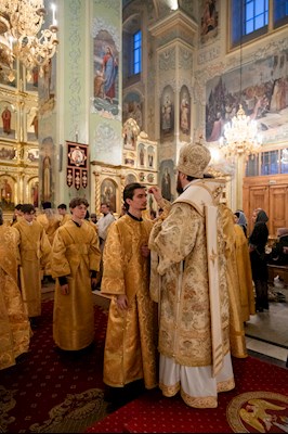 Митрополит Игнатий совершил всенощное бдение в Покровском соборе г. Саратова