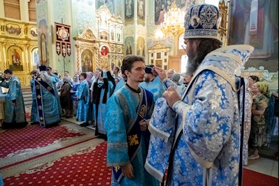 Завершилось трехдневное пребывание в Саратове чудотворной Казанской иконы Божией Матери