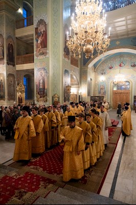 Митрополит Игнатий совершил всенощное бдение в Покровском соборе г. Саратова
