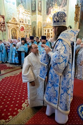 Завершилось трехдневное пребывание в Саратове чудотворной Казанской иконы Божией Матери