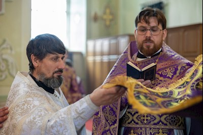 Митрополит Игнатий совершил Божественную литургию в Покровском соборе г. Саратова