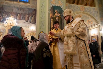 Митрополит Игнатий совершил всенощное бдение в Покровском соборе г. Саратова