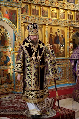 Литургия Преждеосвященных Даров в Свято-Алексиевском женском монастыре г. Саратова