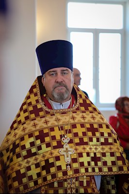 Божественная литургия в храме новомучеников и исповедников Саратовских г. Саратова