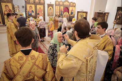 Всенощное бдение в Петропавловском храме г. Саратова