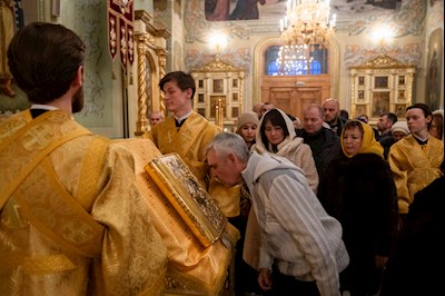Митрополит Игнатий совершил всенощное бдение в Покровском соборе г. Саратова