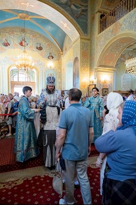 Завершилось трехдневное пребывание в Саратове чудотворной Казанской иконы Божией Матери
