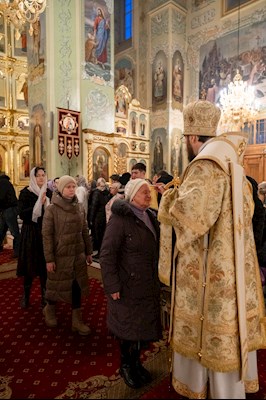 Митрополит Игнатий совершил всенощное бдение в Покровском соборе г. Саратова