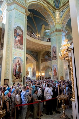 Завершилось трехдневное пребывание в Саратове чудотворной Казанской иконы Божией Матери