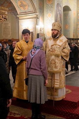 Митрополит Игнатий совершил всенощное бдение в Покровском соборе г. Саратова