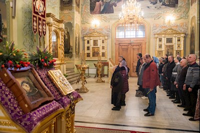 Митрополит Игнатий совершил всенощное бдение в Покровском соборе г. Саратова