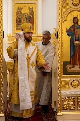 Митрополит Игнатий совершил Божественную литургию в университетском храме святых равноапостольных Мефодия и Кирилла
