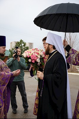 Литургия святителя Василия Великого в Георгиевском храме г. Саратова