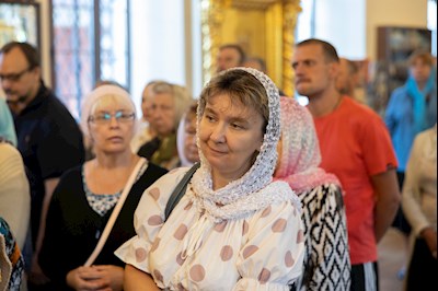 Митрополит Игнатий совершил Божественную литургию в Серафимовском храме г. Саратова