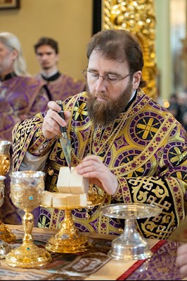 Митрополит Игнатий совершил Божественную литургию в Покровском соборе г. Саратова