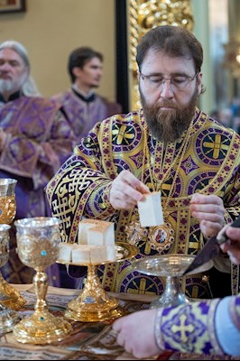 Митрополит Игнатий совершил Божественную литургию в Покровском соборе г. Саратова
