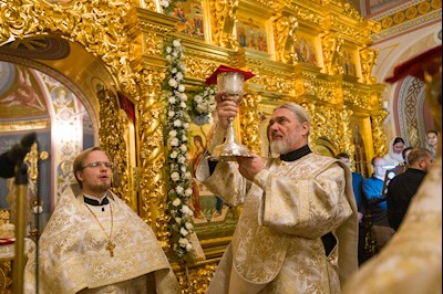 Митрополит Игнатий совершил ночное рождественское богослужение