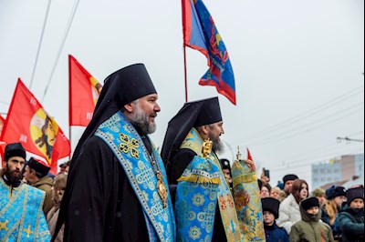 В Саратове прошел традиционный крестный ход с Казанской иконой Божией Матери