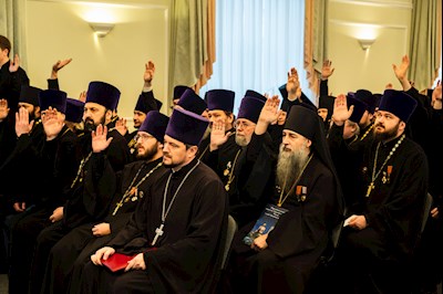Митрополит Игнатий возглавил ежегодное Епархиальное собрание духовенства Саратовской епархии
