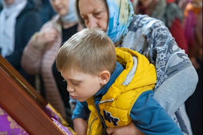 Митрополит Игнатий совершил Божественную литургию в Покровском соборе г. Саратова