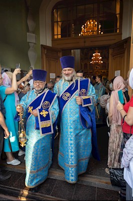 Завершилось трехдневное пребывание в Саратове чудотворной Казанской иконы Божией Матери