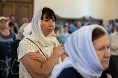 Митрополит Игнатий совершил Божественную литургию в Серафимовском храме г. Саратова