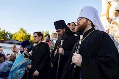 Завершилось трехдневное пребывание в Саратове чудотворной Казанской иконы Божией Матери
