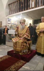 Божественная литургия в храме во имя святителя и чудотворца Николая на Елшанском кладбище г. Саратова