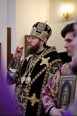 Литургия Преждеосвященных Даров в Свято-Алексиевском женском монастыре г. Саратова